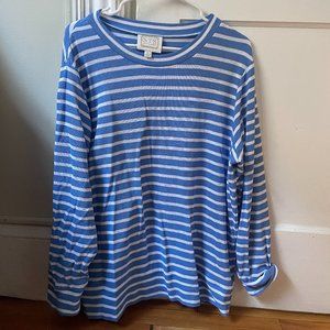Sail to Sable (STS) Blue and White Stripe Sweater